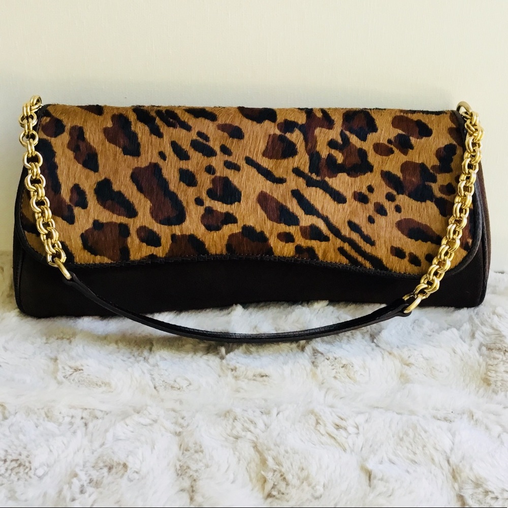 Calf hair & leather Ann Taylor bag - Picture 3 of 8